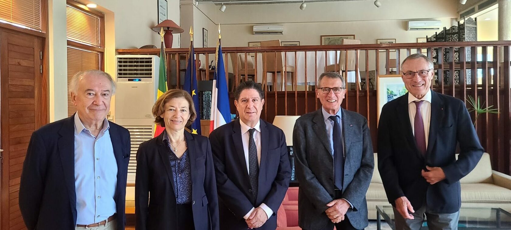Jean-Cyril Spinetta, Florence Parly, Jean-Marie Bockel, Philippe Calavia et Marc Vizy