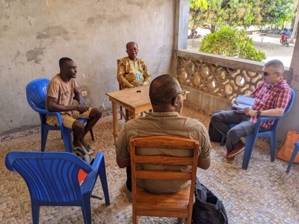 Entretien avec la coopérative LA PATIENCE à Kovié (unité de séchage et transformation de riz)